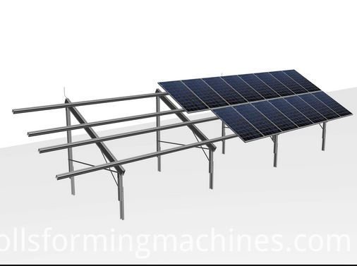 U Parantez Güneş Enerjisi Stent Üretim Sistemi pv stent roll forming machine